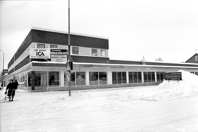ICA huset Arvidsjaur klar 1970