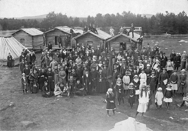 Stämningshelg i Lappstaden Arvidsjaur 1919