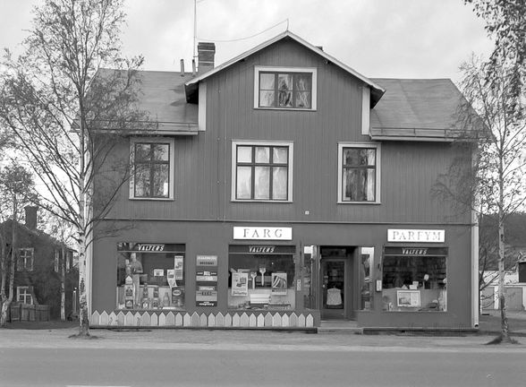 Valters Färg Arvidsjaur Storgatan ca 1963