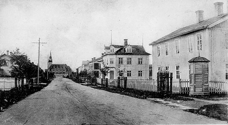 Arvidsjaur Storgatan före 1909