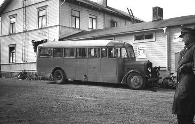Arvidsjaurs Busstation 1940-tal