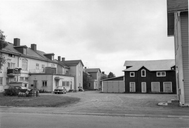 Innergården till Sjöbergs o Sparbanken 1962